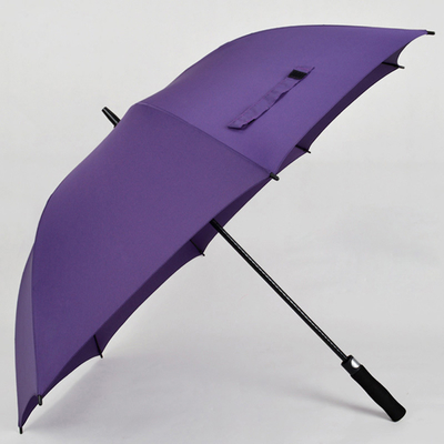 Logotipo personalizado Impresso Large Windproof Light Luxury Business Umbrel com EVA Handle