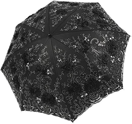 190T Pongee Tecido guarda-chuva Battenburg encaixe totalmente automático para performance 3D vintage