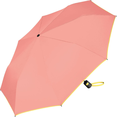 Logotipo personalizado Impresso Cor Correspondente Guarda-chuva Estilo de Moda Material do painel de revestimento preto
