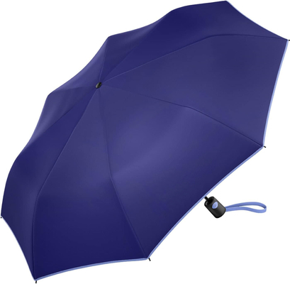 Logotipo personalizado Impresso Cor Correspondente Guarda-chuva Estilo de Moda Material do painel de revestimento preto