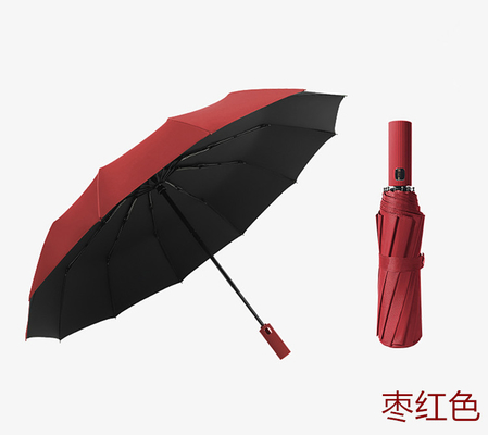 Logotipo personalizado Impresso Guarda-chuva automática Tudo em 1 Guarda-chuva à prova de vento