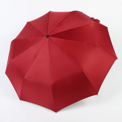 Automático 3 guarda-chuva dobrável Anti-UV chuva e sol guarda-chuva com eixo de fibra de vidro 23 polegadas * 8K