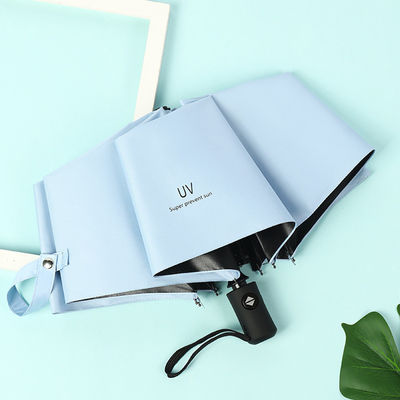 Agile Supply Chain Triple Folding Umbrel com Logotipo Personalizado Impresso e Bloco UV Perfeito