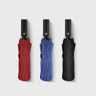 Mantenha-se seco e elegante Design especial 3 guarda-chuva automática dobrável com logotipo personalizado