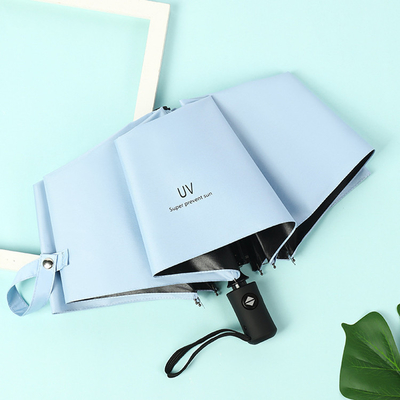 3 guarda-chuva dobrável com logotipo personalizado impresso e material de eixo à prova d'água anti-UV