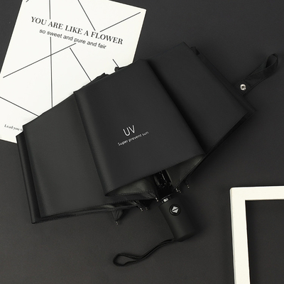 3 guarda-chuva dobrável com logotipo personalizado impresso e material de eixo à prova d'água anti-UV