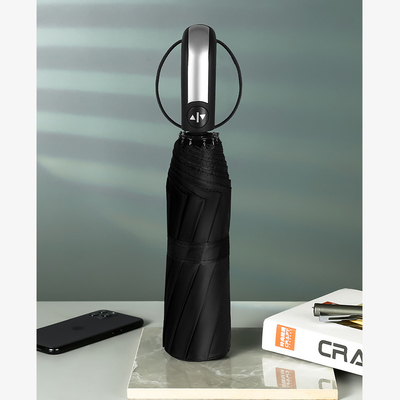 Logotipo personalizado Impresso Tripla Dobrada Guarda-chuva Automática Anti-UV Impermeável Cor Personalizada