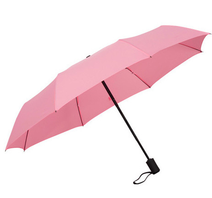Um guarda-chuva triplo 3 Poliéster Pongee de viagem guarda-chuva à prova de vento para presentes