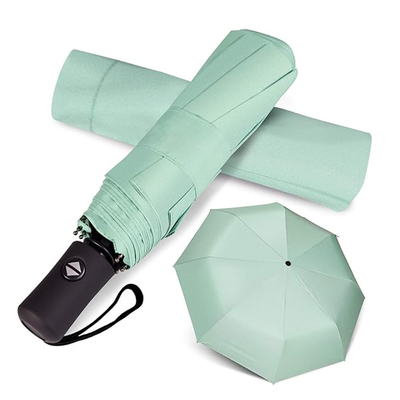 Um guarda-chuva triplo 3 Poliéster Pongee de viagem guarda-chuva à prova de vento para presentes