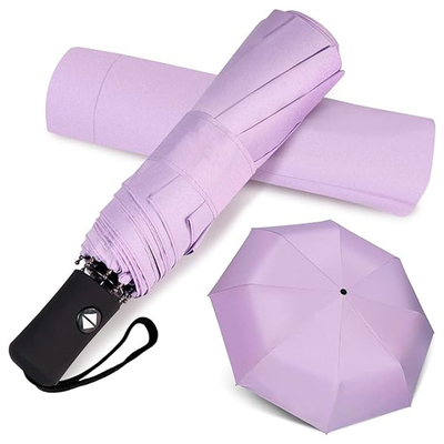 Um guarda-chuva triplo 3 Poliéster Pongee de viagem guarda-chuva à prova de vento para presentes