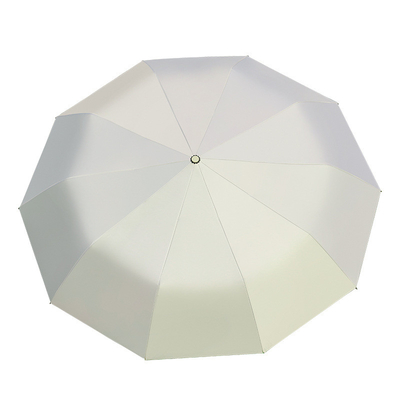 Pongee grande e redondo com Vinyl Easy yo Hang Full Automatic Windproof UV Block Umbrel