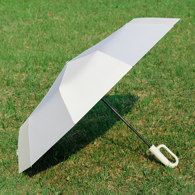 Pongee grande e redondo com Vinyl Easy yo Hang Full Automatic Windproof UV Block Umbrel