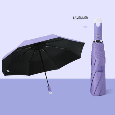 Portagem total Máquina de bloqueio automática Tripla dobragem Multicolor guarda-chuva Dropship aceito